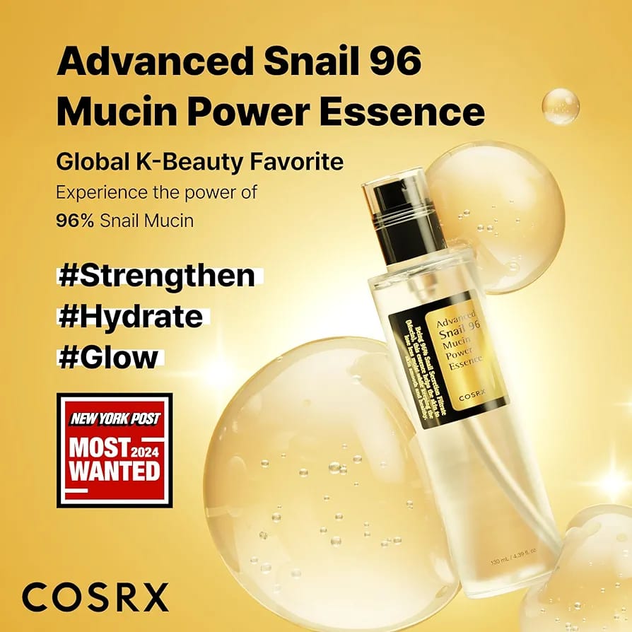 Synthesis Glow™ COSRX Advanced Snail 96 Mucin Power Essence (100ml)